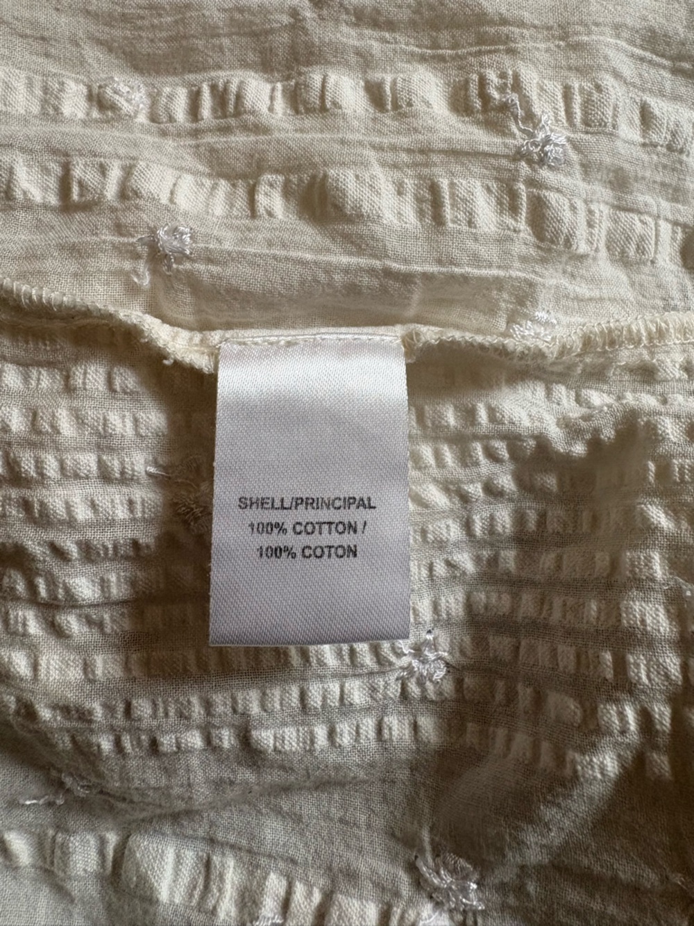 LoveShackFancy Nora Top Antique White Ivory Size Small - Picture 5 of 6